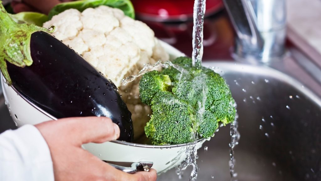 bột rửa rau củ