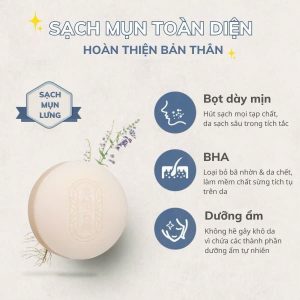 xà phòng trị mụn